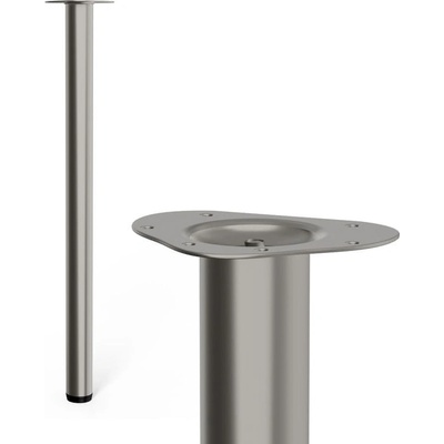 Walteco Nábytková noha kulatá, průměr 60 mm výška 900 mm nerez design 50356