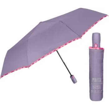 Дамски автоматичен Open-Close чадър Perletti Technology 21715, Лилав