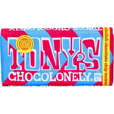 Tony's Chocolonely Chip Cookie čokoláda 180 g