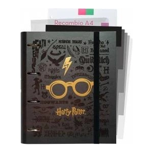 Harry Potter - Binder A4 with cards (4 rings, eraser)