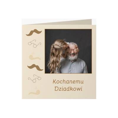 Fotopřání Pro mého milovaného dědečka, 14x14 cm - 291963