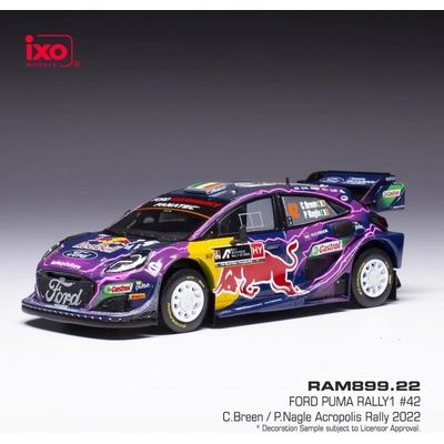 IXO Ford Puma Rally1 Acropolis Rally 2022 42 Breen Nagle 1:43