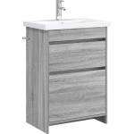 vidaXL Комплект мебели за баня Сив Сонома 61 x 40 x 84, 5 см (3404263)