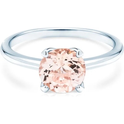 SAVICKI Годежен пръстен Savicki: бяло злато, мрганитт