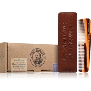 Captain Fawcett Accessories Hair Comb with Leather Case гребен за брада с калъфка