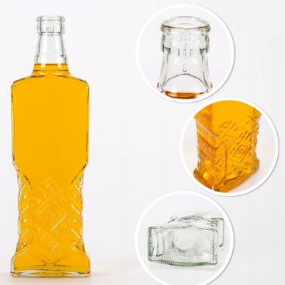 HOME Sklenená fľaša KOROK 500ml