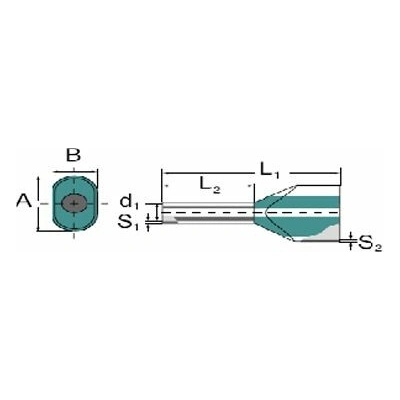 WEIDMÜLLER Dutinka Weidmuller H2,5/21D ZH BL