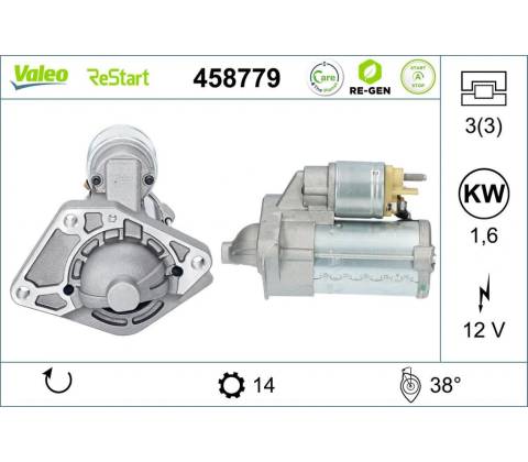 Startér VALEO 458779