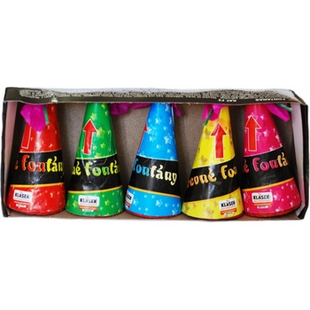 Barevné Fontány 5 ks