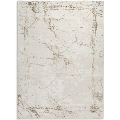 Takoy Koberec 120x170 cm světle šedý, béžový zdobený abstraktním vzorem ASIA 2-HF-489219 | 120 x 170 cm