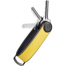 Klíčenka z prémiové nappa kůže Orbitkey 2.0 Hybrid Leather - Solar Yellow