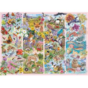 Gibsons - Puzzle Curious Creatures - 1 000 piese