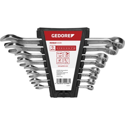 Gedore RED Súprava kombinovaných kľúčov 8-dielna 9-19 mm R09105008