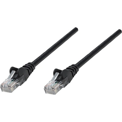 Manhattan Кабел „Манхатън - U/UTP пач-кабел (RJ45 към RJ45, Cat6, 1 м, черен, меден) 738330 (738330)