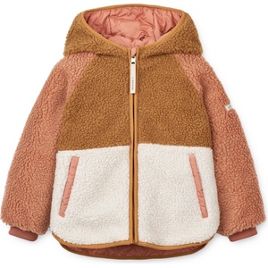 LIEWOOD Детско поларено яке LIEWOOD Kid's Jackson Reversible Jacket Fleece jacket - Tuscany Rose Mix - размер 98 (EU) (703-7961-0114)