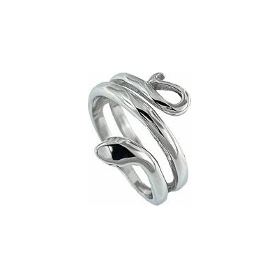 Infinitysilver Strieborný prsteň had hladký 42164749