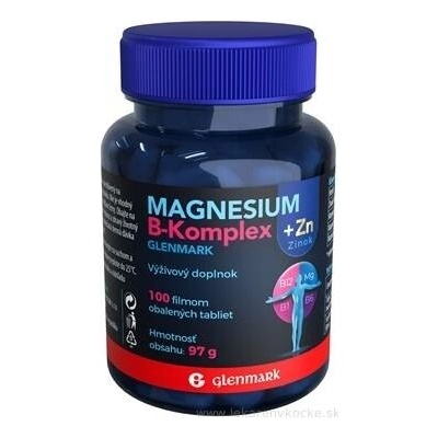 Glenmark Magnesium B-Komplex + Zinek 60 tablet