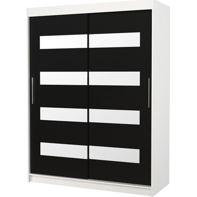 Sconto KLOE 200 x 150 cm biela/čierna