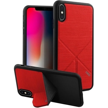 Pouzdro Uniq Hybrid iPhone XS Max Transforma Ligne - Fire červené