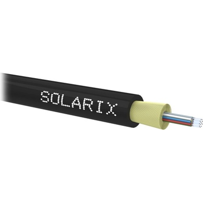 Solarix 70291125 Optický DROP1000 12 vl. 9,125 SM LSZH universal, 500m, černý