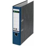 Leitz quality folders 180°, pack of 20, A4, cardboard, 8 cm spine width, cloud marble paper, blue spine, 10805035 - 10805035-20