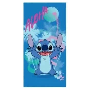 Halantex Lilo & Stitch: Чаршаф за баня - 70 x 140 см, 100 памук