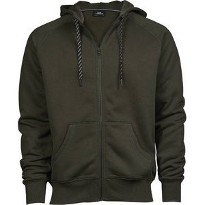 TEE JAYS TJ5435 / Мъжки суичър с качулка - тъмно маслинено зелено S (185435b6601)