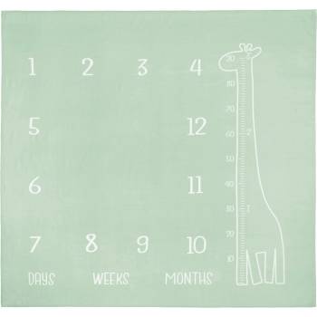 Sensillo Муселинова фотоподложка Sensillo - Giraffe, Mint, 120 x 120 cm (SILLO-8750)