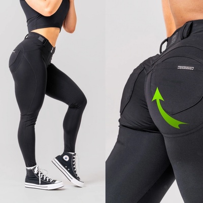 Nebbia Bubble Butt Legíny 2.0 MAXIMUM PUSH-UP 306 černé