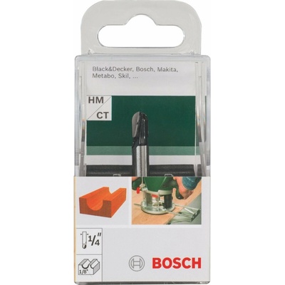 Bosch Fréza na drážky, konkávna, dvojbritá 6,35 mm