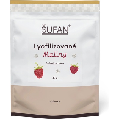 Šufan Maliny lyofilizované 40 g – Zboží Dáma