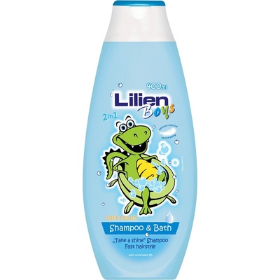 Lilien Boys 2v1 dětský šampon a pěna pro chlapce 400 ml – Zboží Dáma