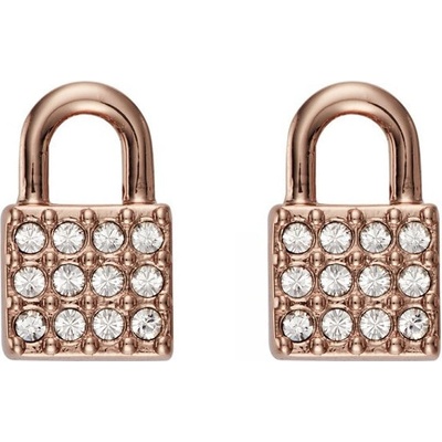DKNY třpytivé náušnice Visací zámky 5520121