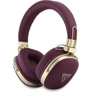 CG Mobile Guess PU Grained Triangle Gold Metal Logo ENC burgundy (GUBHP72PGTCSR) Слушалки