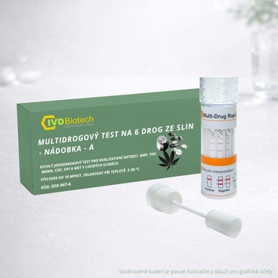 ALLTEST Multidrogový test na 6 drog ze slin
