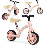 ECOTOYS Детско колело за баланс, ева колела, регулируема седалка, розово, ecotoys (TF3901)