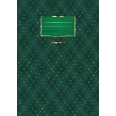 Happy Spirit Sešit Premium zelené kosočtverce A5 tečkované linky – Zbozi.Blesk.cz