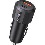 USAMS Автомобилна зарядна USAMS YT Series 60W, черна (Usa001596)