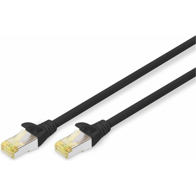 Digitus DK-1644-A-010/BL CAT 6A S-FTP patch, Cu, LSZH AWG 26/7, 1m, černý