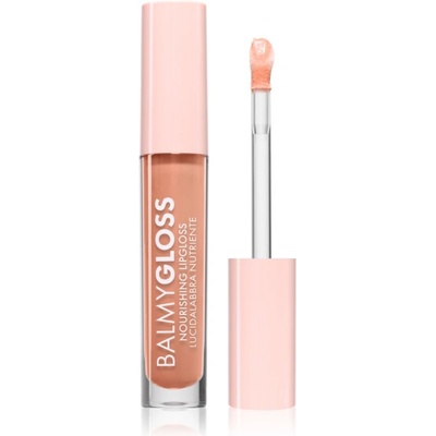 puroBIO cosmetics BalmyGloss подхранващ блясък за устни цвят 03 Shimmering Soft Peach 4.2 гр