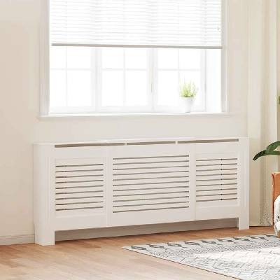 i-coucou Kryt na radiátor VidaXL 325551 MDF deska 205x82 cm bílý