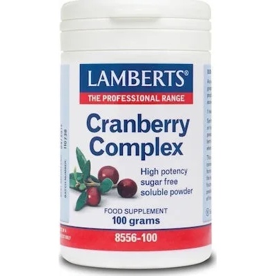 LAMBERTS Хранителна добавка Червена боровинка, Lamberts Cranberry Complex Soluble Powder 100gr