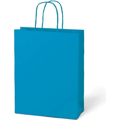 MFP paper Taška MFP dárková T 5 kraft 260x320x100 modrá 5251225