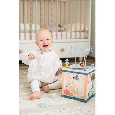 Small Foot Montessori motorická kocka Sea World