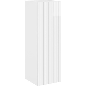 vidaXL Стенно Баня Кабинет Бял гланц 33 x 34, 5 x 60 см (890666)