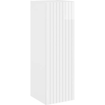 vidaXL Стенно Баня Кабинет Бял гланц 33 x 34, 5 x 60 см (890666)