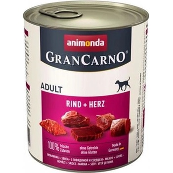 Animonda Gran Carno Adult hovädzie & srdce 6 x 0,8 kg