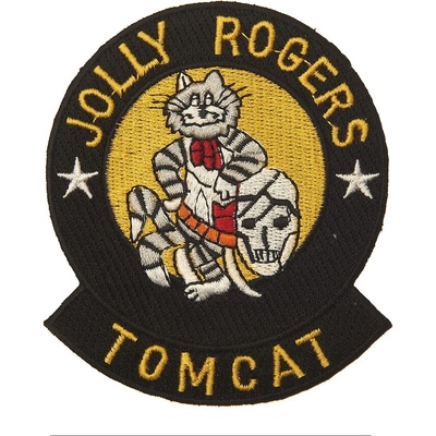 Nášivka textilná 101 Inc Jolly Rogers Tomcat - farebná