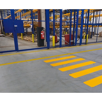 Podlahové značenie Durable - Prechod pre chodcov, samolepiace, náhradný pás, 1 ks