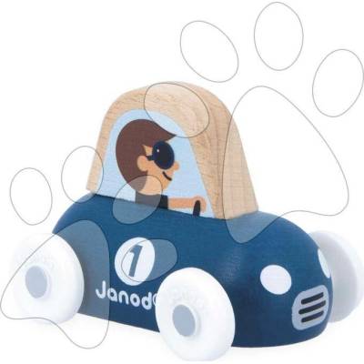 Janod Cross roads auto na tlačení sportovní auto modré J05943